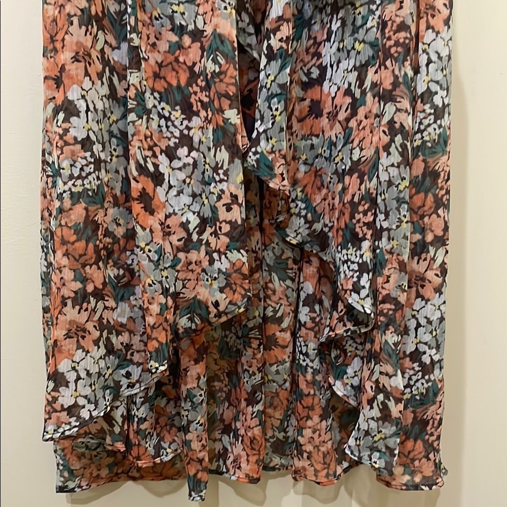 LC Lauren Conrad Floral Casual Dress Boho Dress | everyday dress M ( Fits M-L) - Picture 4 of 9